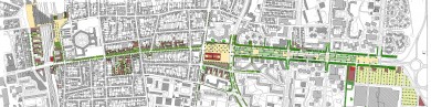 Rennes - Projet urbain, "axe sud"